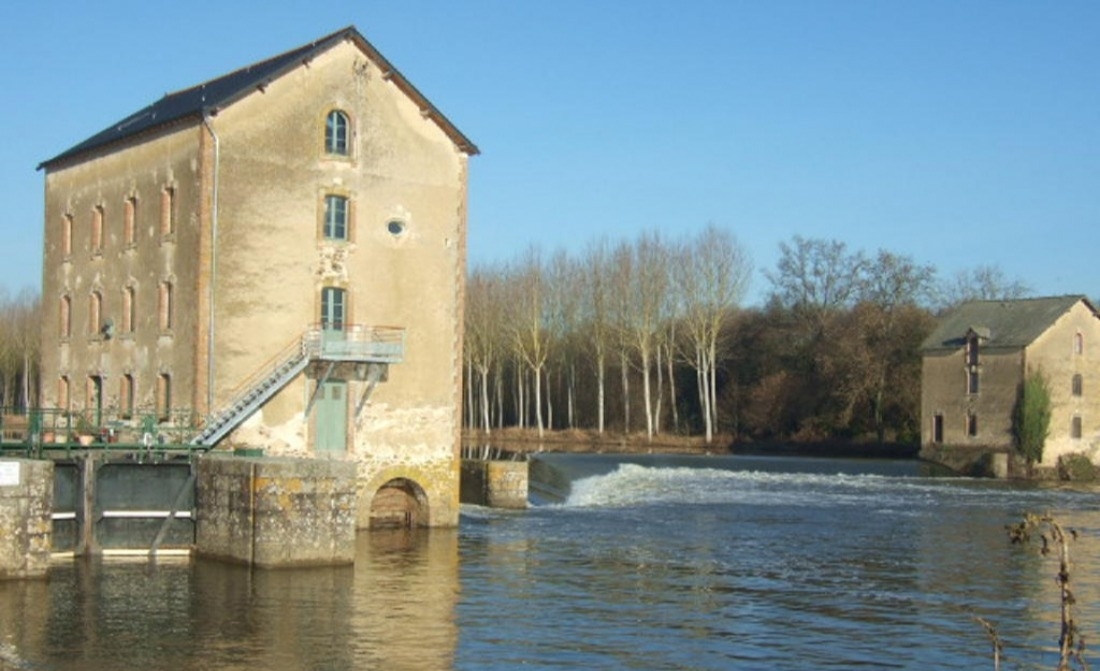Moulin et écluse de La Rong&egrave;re